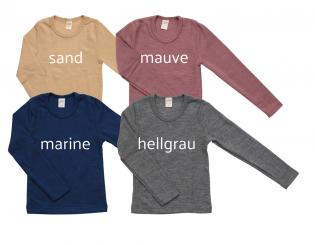 Kinder-Langarmshirt 128 | marine