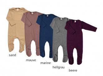 Baby-Schlafanzug uni 