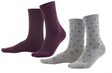 Damen-Socke im Doppelpack 