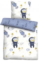 Kinder- & Jugendbettwäsche Astronaut 
