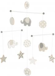 Mobile "Elefanten und Sterne" 