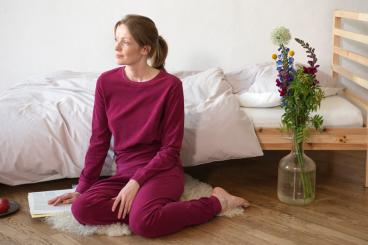 Damen-Pyjama "Frotteé" 