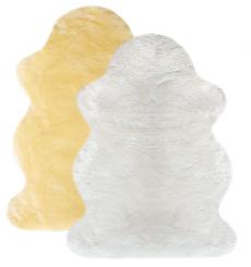 Merino-Lammfell naturweiß | ca. 110cm lang