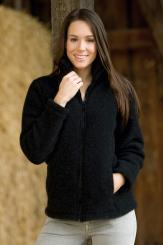 Damen-Jacke 42/44 | schwarz melange