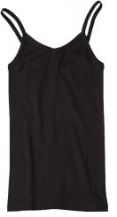 Damen-Spaghetti-Trägerhemd S | schwarz