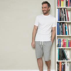 Herren Jogging Short XL | grau