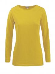Damen Langarm-Shirt XS | curry