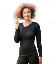 Damen-Hemd mit langem Arm 