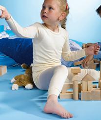 Kinder-Unterhemden mit kurzen Ärmel 116 | pflaume