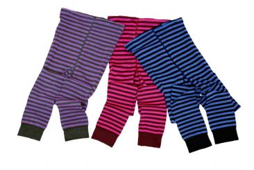 Kinder-Leggings 5/6 | marine geringelt