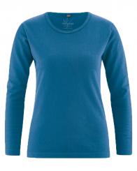 Damen-Shirt-Langarm L | purple