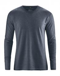 Herren-Shirt mit langem Arm XL | dark