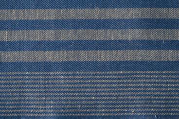 Grubentuch Streifen blau