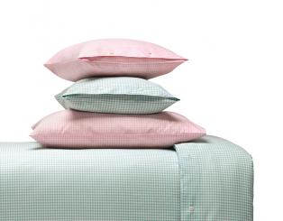 Kinderbettwäsche "Vichy" 40/60 - 100/135 cm | rosé