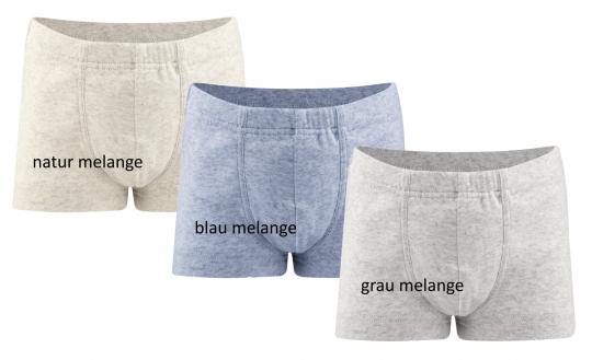 Jungen-Pants, ohne Eingriff 116 | grau melange