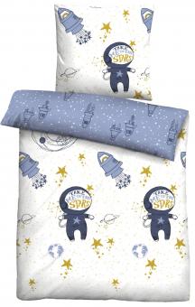 Kinder- & Jugendbettwäsche Astronaut 