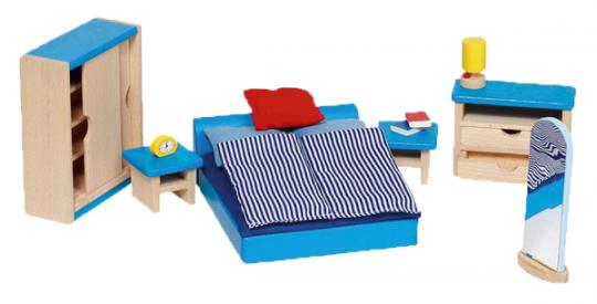 Puppenhauseinrichtung "Schlafzimmer" 