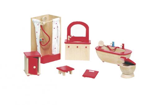 Puppenhaus-Badezimmer "Landhaus" 