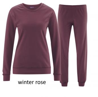 Damen-Pyjama L | winter rose