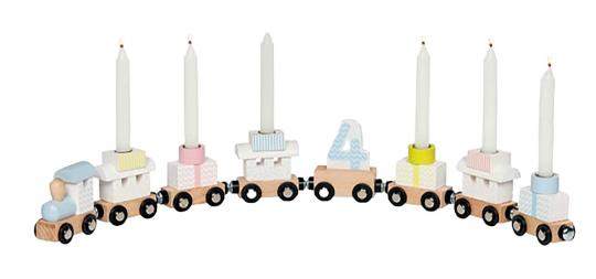 Geburtstagszug aus Holz 