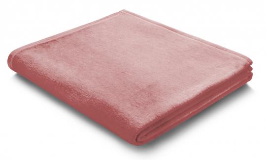 Heim-, Sofadecke "Velours" schiefer