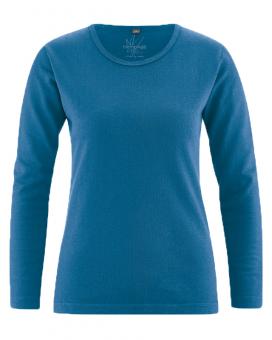 Damen-Shirt-Langarm L | purple