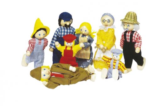 Biegepüppchen "Bauernfamilie" 